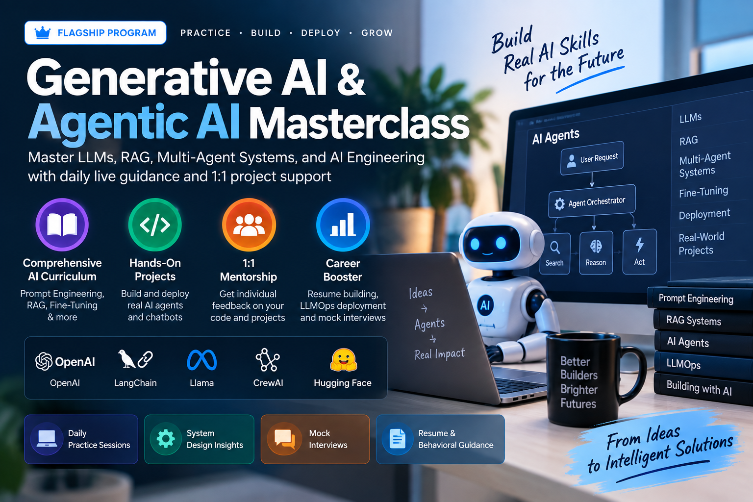 Flagship: Generative AI & Agentic AI Masterclass - Course Image